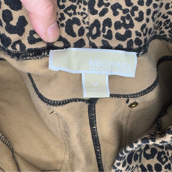 Michael Michael Kors Animal Print High Rise Stretchy Pants Medium EUC - Picture 5 of 16